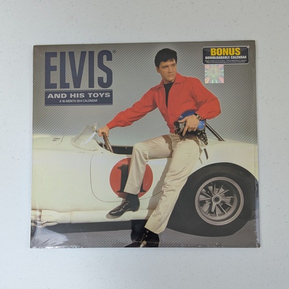 Other - Elvis Presley and His Toys 2014 Calendar – 16-Month (New & Sealed)